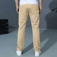 thumbnail image 4 of Boys School Uniform Pants Str𝐞tch Pull On Bottom Kids Elastic Waist Straight Leg Trousers Girl Hign Waisted Preppy Clothes, 4 of 6