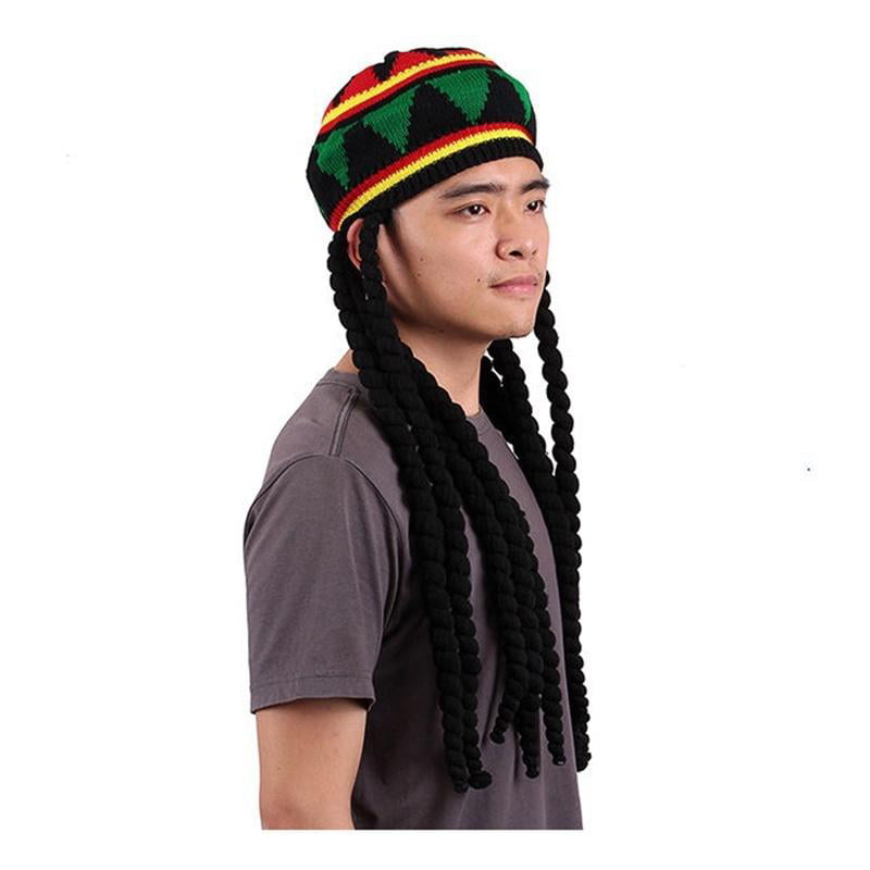 FREE Shipping Marley slouch beanie rasta crochet hat