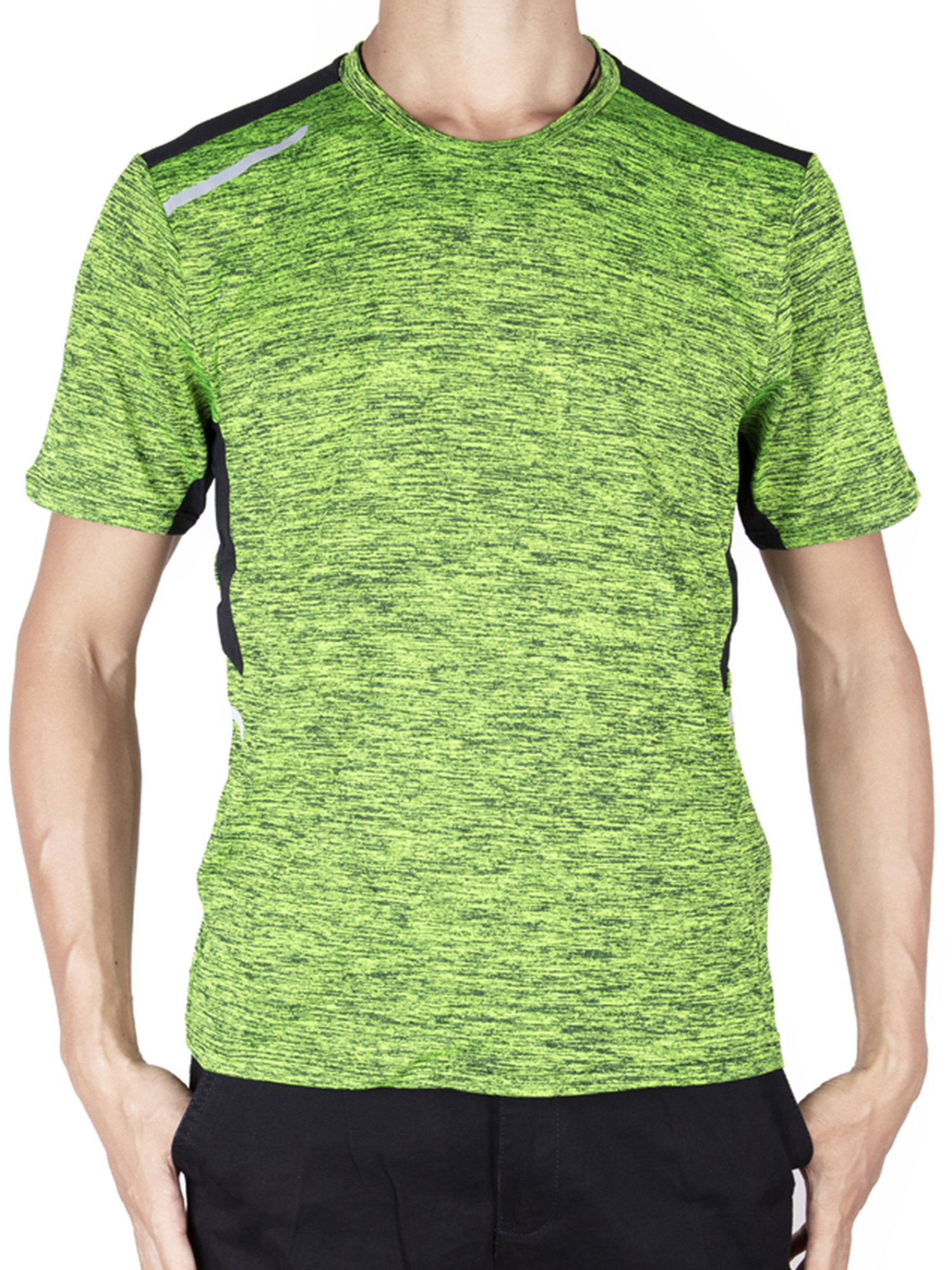 FOCUSSEXY Men's Short Sleeve Activewear TShirt Quick Dry Performance