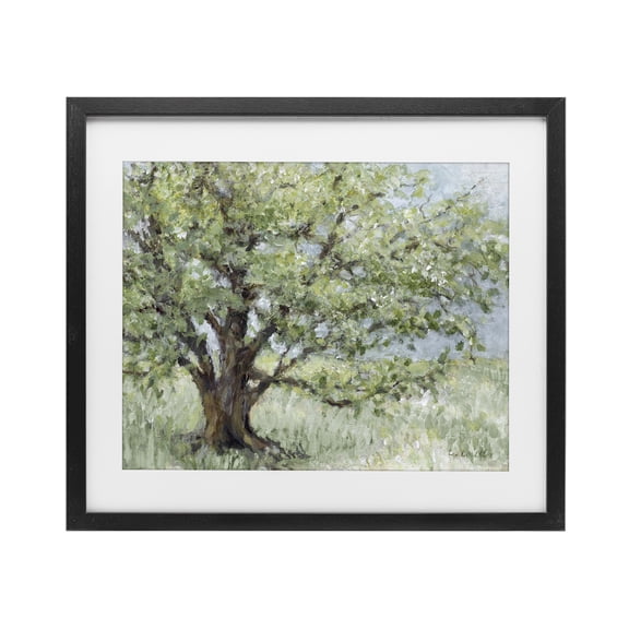 Stupell Industries Traditional Summer Oak Splendor Landscape Black Framed Print Under Glass, 16 x 13, by Lanie Loreth