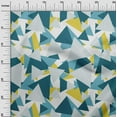 thumbnail image 3 of oneOone Cotton Flex White Fabric Geometric Craft Projects Decor Fabric Printed By The Yard 40 Inch Wide-5Q, 3 of 5