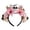 C, variant on Halloween Skull Rose Headband Flower Crown Gothic Headwear for Party Halloween Headwear