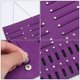 thumbnail image 5 of Organizador de diademas, bolsa de almacenamiento de joyas, organizador de fieltro para colgar en la pared, 5 of 5