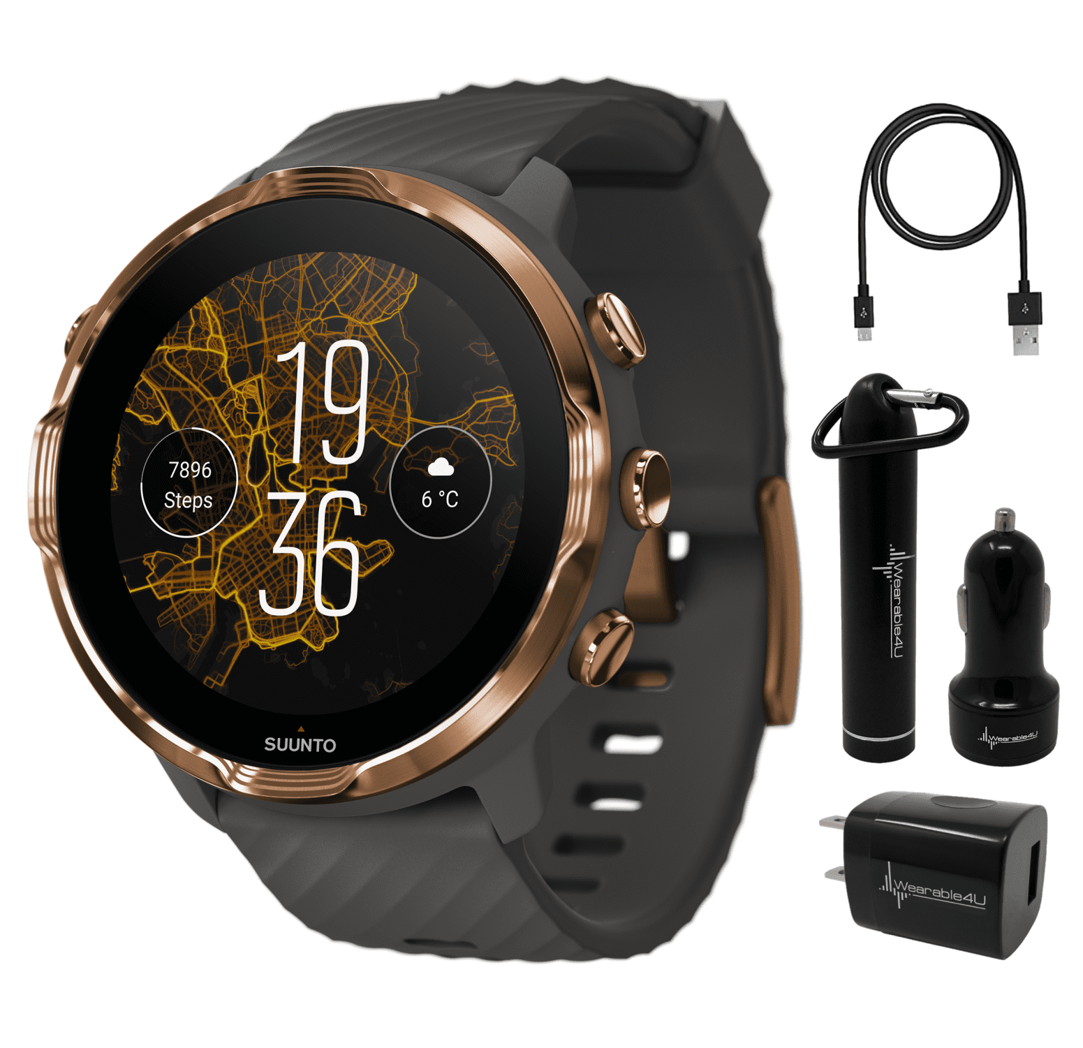 smartwatch suunto 7 graphite copper