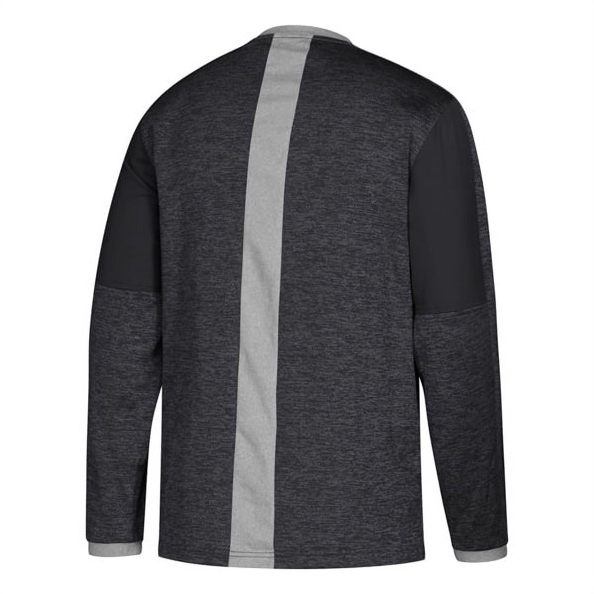 Adidas Men's Adult Fielders Choice Pullover Shirt Top Kangaroo Pocket (Black S) - image 2 of 2