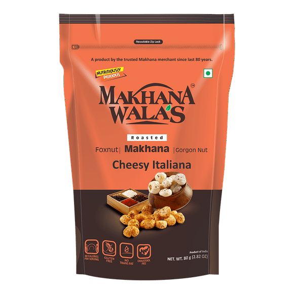 Makhanawala's Cheesy Italina Roasted Makhana 60g