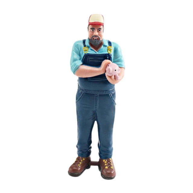 Modelo de personas, figura profesional, dibujo a mano, colección de decoración de escritorio, accesorios de película, adorno en miniatura, estatuilla trabajador de cría