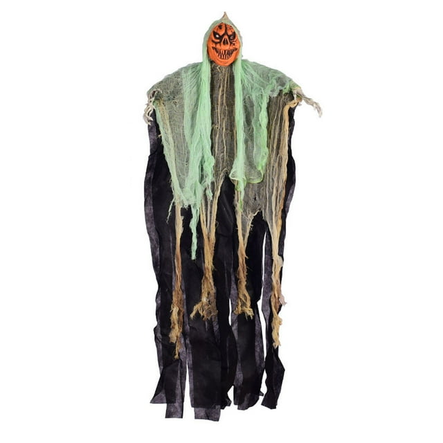 Billuyoard Colgante de Halloween, casa embrujada aterradora, decoración temática, festival, vacaciones, decoración interior espeluznante, iluminación Kits de decoración para fiestas Billuyoard HA068187-00
