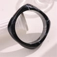 thumbnail image 5 of Trendy Irregular Geometric Bangle Resin Statement Square Shape Colorful Wristband Accessory For Women, 5 of 8