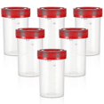 thumbnail image 2 of 10 Pcs Specimen Containers Sample Bottles Urine Sample Pots Sample Cups With Lids, 2 of 3