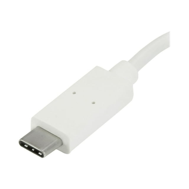 StarTech.com Concentrateur USB-C à 4 Ports avec 1x Ports USB-C et 3x Ports USB-A (SuperSpeed 5Gbps), Alimenté par Bus USB, Concentrateur Adaptateur Compact Portable/ordinateur Portable USB 3.0, Concentrateur Type-C USB 3.1 Gen 1/USB 3.2 Gen 1, Blanc - Windows/macOS/Linux (HB30C3A1CFBW) - Concentrateur - 3 x SuperSpeed USB 3.0 + 1 x USB 3.1 - de