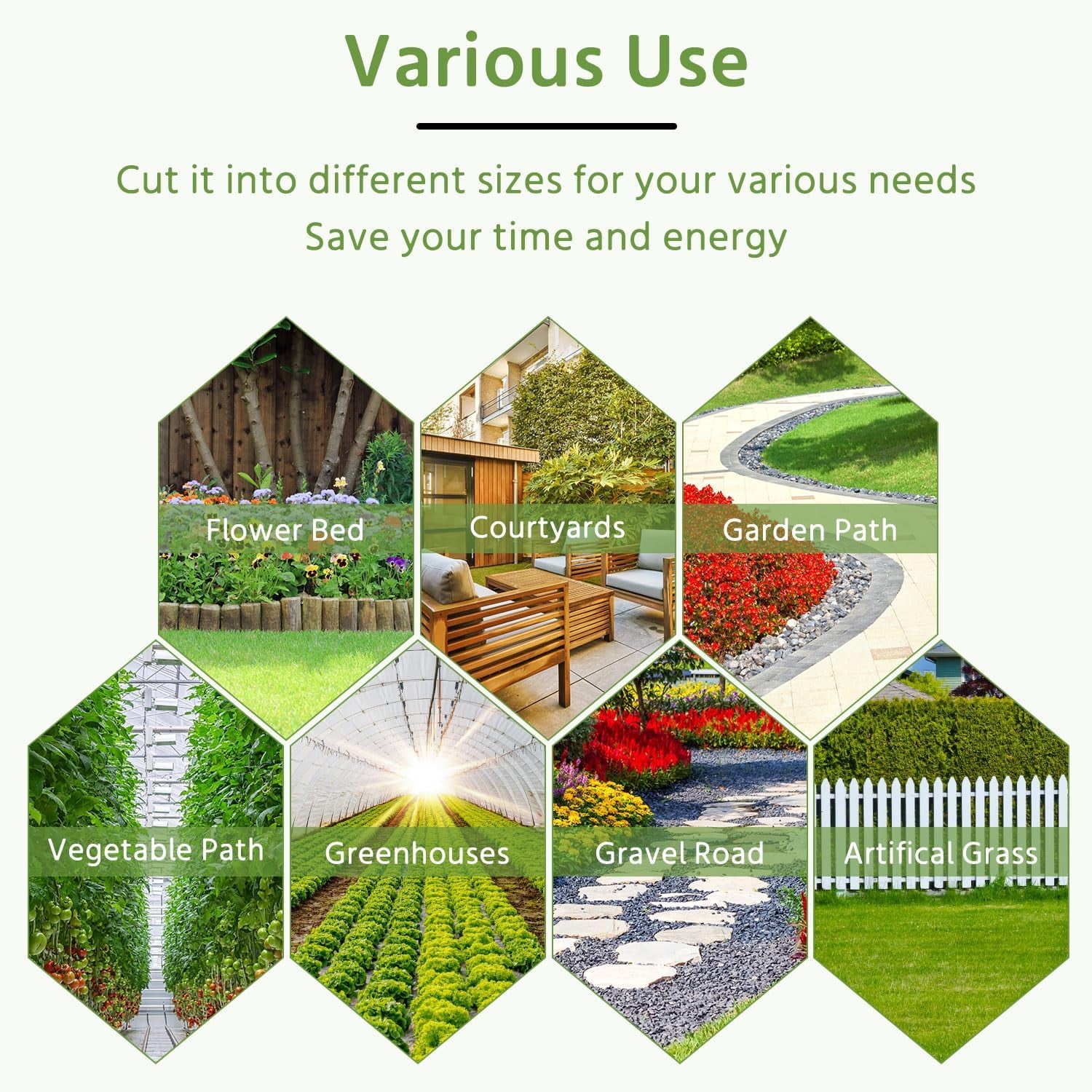 Weed Barrier Fabric 3x180FT Landscape Fabric 3.2oz Weed Barrier Fabric Heavy Duty for Landscaping Fabric Garden Fabric Weed Barrier Weed Blocker Garden Bed Cover, Commercial Driveway
