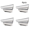 thumbnail image 1 of Finger Guard, Finger Hand Protect Guard, Protect Your Finger Finger Guard, Safe Finger Protection, Stainless Steel Kitchen Tool for Cutting for Kitchen Meat Cutting (4 Pcs), 1 of 8