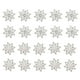 thumbnail image 1 of 20pcs Fotograme de copo de nieve Decoraciones de la moda Accesorios de bricolaje único, 1 of 6
