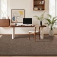 thumbnail image 4 of Noahas Soft Low Pile Rug Modern Area Rugs for Bedroom Living Room,Suitable for Boys Girls Teenagers and Adults with Super Soft Touch , Brown-white , 5' x 8', 4 of 8