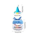 thumbnail image 3 of Porch Goose Birthday Hat and Bib Set for 23 Inch Goose Statue, Birthday Party Goose Outfit Decoration, Lawn Goose Accessories for Garden Porch Patio Yard Celebration Display, 3 of 6