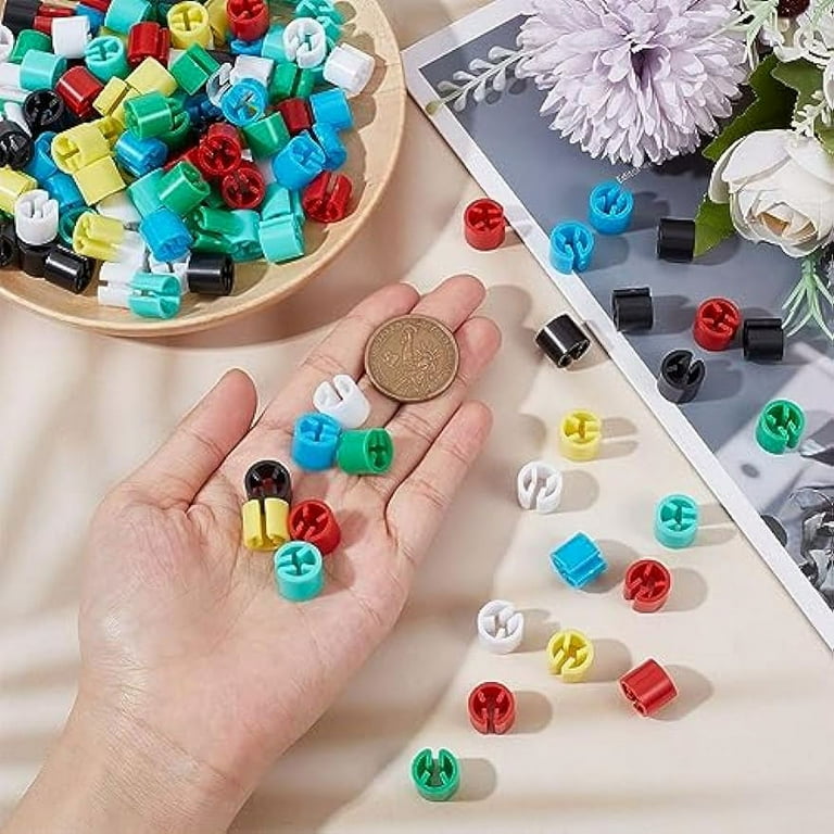 210Pcs 7 Colors Clothes Hanger Markers Blank Tags Plastic Garment