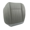 thumbnail image 3 of Zcargel Passenger Side Bottom Car Seat Cover (Gray), Microfiber Leather, Designed for Chevrolet Impala SS Sedan 4-Door 1994-1996, 3 of 10