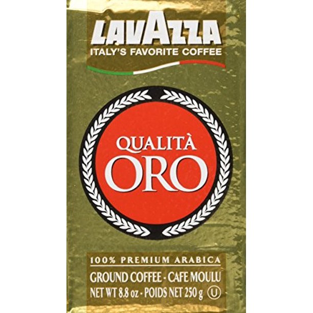 LavAzza Ground Coffee in Bag, Qualita Oro, 8.8 Oz