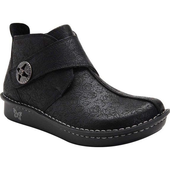 Alegria Caiti Womens Leather Ankle Boots 6 Ink Impression