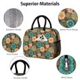thumbnail image 4 of Womens Pioneer Flower Floral Print Pattern Lunch Box for Work,Insulated Lunch Bag for Women,Loncheras Para Mujer,Leakproof Adult Lunch Bag for Work,Beach,Travel,Picnic,Camping, 4 of 6
