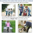 thumbnail image 2 of Bike Training Wheels for 12 14 16 18 20 Inch Kids Bikes, Heavy-Duty Bicycle Training Wheels Flash Bike Training Wheels, 2 of 7