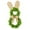 with light, variant on TERGAYEE Easter Bunny Wreath,Artificial Easter Wreath Bunny Wreath Door Wreath for Home and Wall Decorations with Green Leaves for Spring Decorations