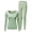Green, variant on FEIJIBA Pajamas for Women Set Thermal Underwear Fleece Lined Long Base Layer Cold Winter Women's Sleepwear Beige