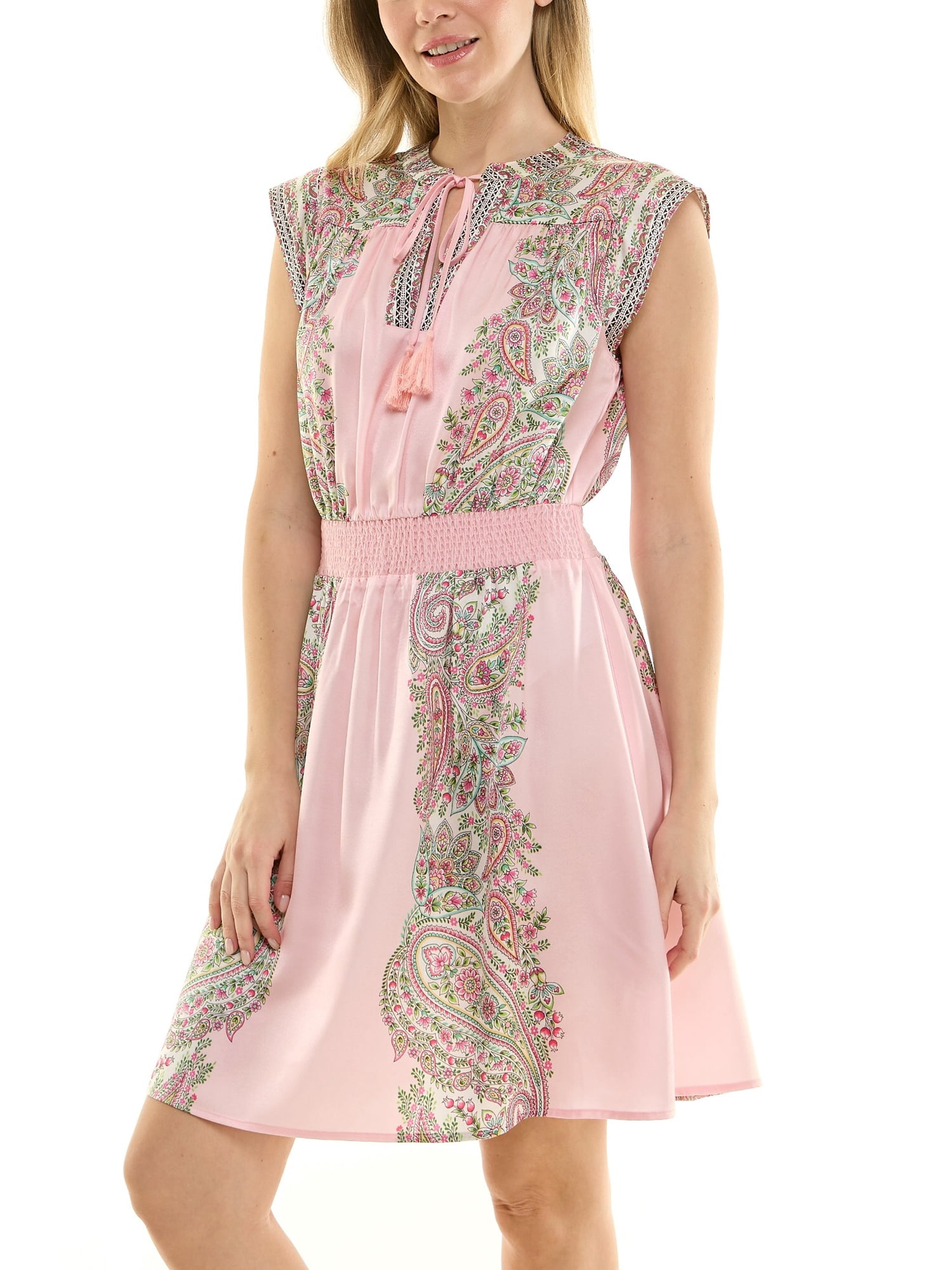 Nanette Lepore Sleeveless Mirror Print Mini Dress