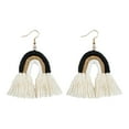 thumbnail image 2 of Pendientes colgantes Zulema Pendientes de borla Negro, 2 of 8