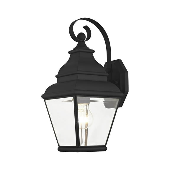 Livex Lighting Exeter Outdoor Wall Lantern in Black