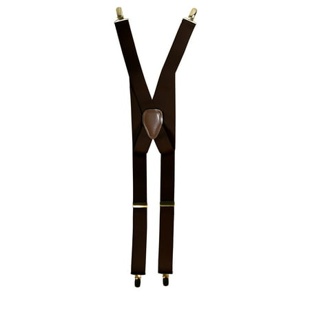 X-back Style Gold Toned Metal Clip-ends (Best Suspenders In The World)