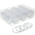 thumbnail image 4 of PTOOTP 100Pcs Plastic Coin Holders Multi-functional Storage Boxes For Coin Collectors And Display, 4 of 8