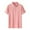 Mens T-Shirts Pink, variant on M-4X Golf Shirts for Men Plus Size Short Sleeve Button Collared T-Shirts Casual Pullover Solid Color Slim-Fit Athletic Workout Tees Tops