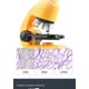 thumbnail image 2 of Juego de microscopio de vástago para niños, lupa de 1200x, ciencia biológica, pequeño experimento, rompecabezas, juguete educativo científico (amarillo), 2 of 3