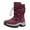 Red, variant on Snow Boots For Women Wide Width Outdoor High Top Insulated Boots With Thick For Warmth And Comfort,Beige