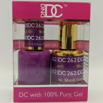 DND - DC Duo Soak off Gel & Matching nail polish, #262 - Mardi Gras