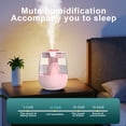 thumbnail image 4 of BOBOMOTI Humidifiers for Bedroom Baby Top Fill Cool Mist Humidifier Ultra Quiet Humidistat Essential Oil Diffuser Clearance, 4 of 7