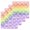 Pink Yellow Purple, variant on Easter Kitchen Dish Towels for Drying Dishes Set of 4, Spring Rabbit Silhouette Colorful Rainbow Graffiti Waffle Weave Microfiber Hand Tea Bathroom Towels Quick Dry & Absorbent Towel 12x12