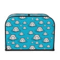 thumbnail image 2 of Balery Hippo In Water Head Pattern Oven Cover Kitchen Bread Machine Protector, 4 Slice Toaster Cover for Home, Anti Dust Fingerprint Coaster Cover, 2 of 7