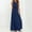 Blue, variant on Swuxness Women Short Sleeve Formal Dresses, Women Maxi Evening Gown, Women's Solid Multi Way Wear Multi Strap Back Waist Long Evening Gown Dress Khaki, L