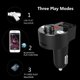 thumbnail image 2 of ER Transmisor FM de radio Bluetooth para coche, adaptador Bluetooth 4.2, modulador FM inalámbrico de audio para coche, kit de llamada manos libres para coche, compatible con 5 V, 3,1 A, carga USB dual/tarjeta USB/SD, reproducción de música (64G) brillar Electrónica, 2 of 5