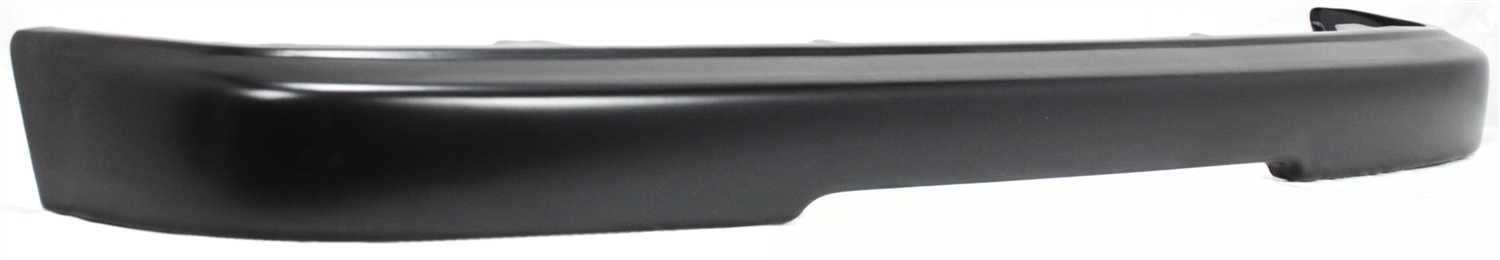 Replacement 3922 Bumper Compatible with 1995-1997 Toyota Tacoma Front Extended Cab Pickup Painted Black
