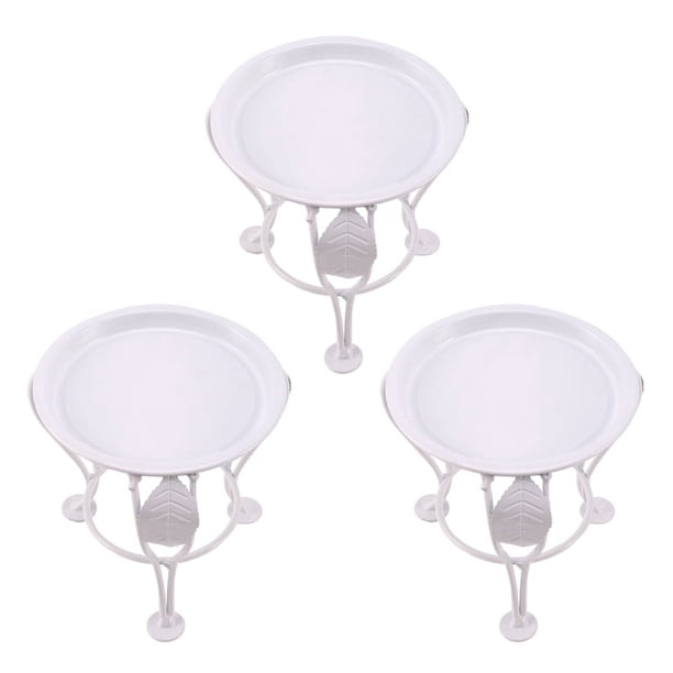 3X Hierro Soporte para Macetas Pequeño Soporte para Flores Soporte para Plantas Soporte para Maceta Suculenta