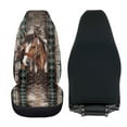 thumbnail image 4 of Uorisanigo ar Seat Covers, Ethnic Wolf Aztec Auto Front Seats Protection for Cars, 2 Pcs, Easy to Install Car Seats Cover Set and Accessories for Auto Trucks Van SUV, 4 of 7