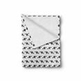 thumbnail image 2 of Valentine's Day Soft Flannel Fleece Throw Blanket, Illustration of Doodle Hearts Drawn by Hand Romantic Love Ornaments, Cozy Plush for Indoor and Outdoor Use, 50" x 60", Dark Grey White, by Ambesonne, 2 of 6