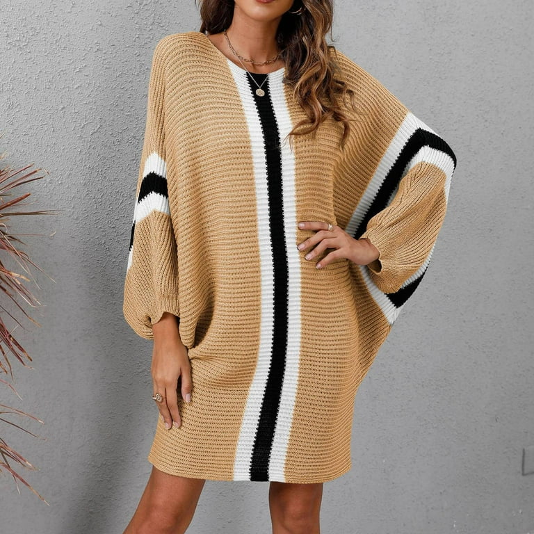 Contrast Bat Sleeve Cardigan Contrast Bat Sleeve Cardigan