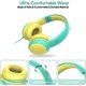 thumbnail image 2 of Auriculares con cable para niños, auriculares plegables para niños con orejas decorativas, auriculares ligeros ajustables para niños y niñas, 2 of 3