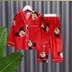 thumbnail image 1 of Pijamas de seda helada de Mickey Mouse para niñas, ropa de verano de manga larga para niños, conjuntos de pijamas para niños 18 145-155CM, novedad de 2022 Gao Jinjia LED, 1 of 2