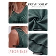 thumbnail image 6 of MOYIKO Tank Tops for Women Summer Sleeveless V Neck Pleated Tops Loose Fit Casual Trendy Basic, 6 of 7